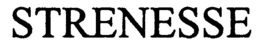 STRENESSE trademark