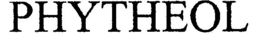 PHYTHEOL trademark