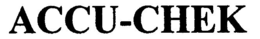 ACCU-CHEK trademark