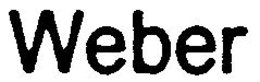 WEBER trademark