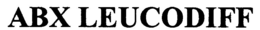 ABX LEUCODIFF trademark