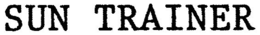 SUN TRAINER trademark