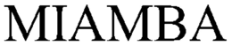 MIAMBA trademark