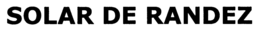 SOLAR DE RANDEZ trademark