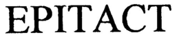 EPITACT trademark