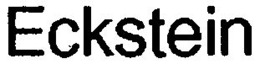ECKSTEIN trademark