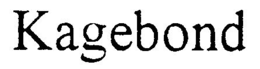 KAGEBOND trademark