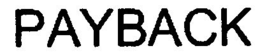 PAYBACK trademark