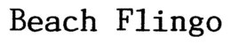 BEACH FLINGO trademark