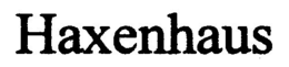 HAXENHAUS trademark