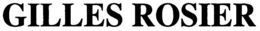 GILLES ROSIER trademark
