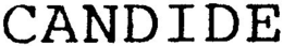 CANDIDE trademark