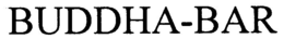 BUDDHA-BAR trademark