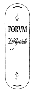 FORVM V.  AGRIDULCE trademark
