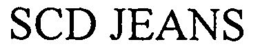 SCD JEANS trademark