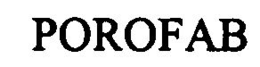 POROFAB trademark