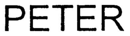 PETER trademark