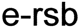 E-RSB trademark