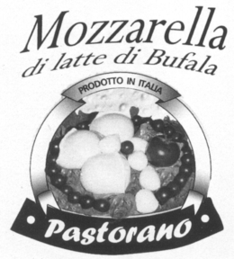 MOZZARELLA DI LATTE DI BUFALA PASTORANO PRODOTTO IN ITALIA trademark