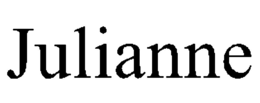 JULIANNE trademark