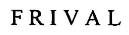FRIVAL trademark
