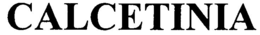 CALCETINIA trademark