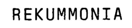 REKUMMONIA trademark