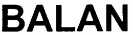 BALAN trademark