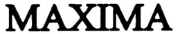 MAXIMA trademark