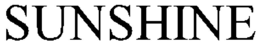 SUNSHINE trademark