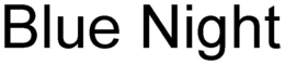 BLUE NIGHT trademark
