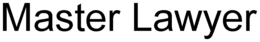 MASTER LAWYER trademark