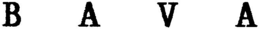 BAVA trademark