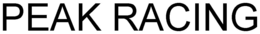 PEAK RACING trademark