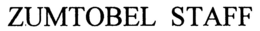 ZUMTOBEL STAFF trademark