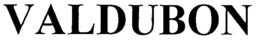 VALDUBON trademark
