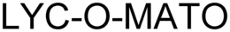 LYC-O-MATO trademark