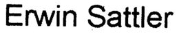 ERWIN SATTLER trademark