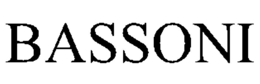 BASSONI trademark