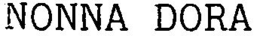 NONNA DORA trademark
