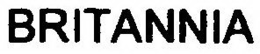 BRITANNIA trademark