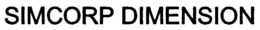 SIMCORP DIMENSION trademark