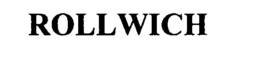 ROLLWICH trademark