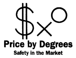 PRICE BY DEGREES SAFETY IN THE MARKET trademark