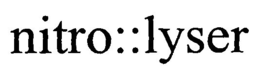 NITRO::LYSER trademark