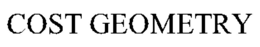 COST GEOMETRY trademark