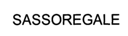 SASSOREGALE trademark