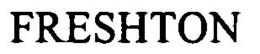 FRESHTON trademark