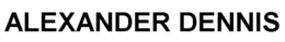 ALEXANDER DENNIS trademark