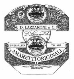AMARETTI ORIGINALI D. LAZZARONI & C. trademark